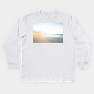 Beach in motion blur Kids Long Sleeve T-Shirt